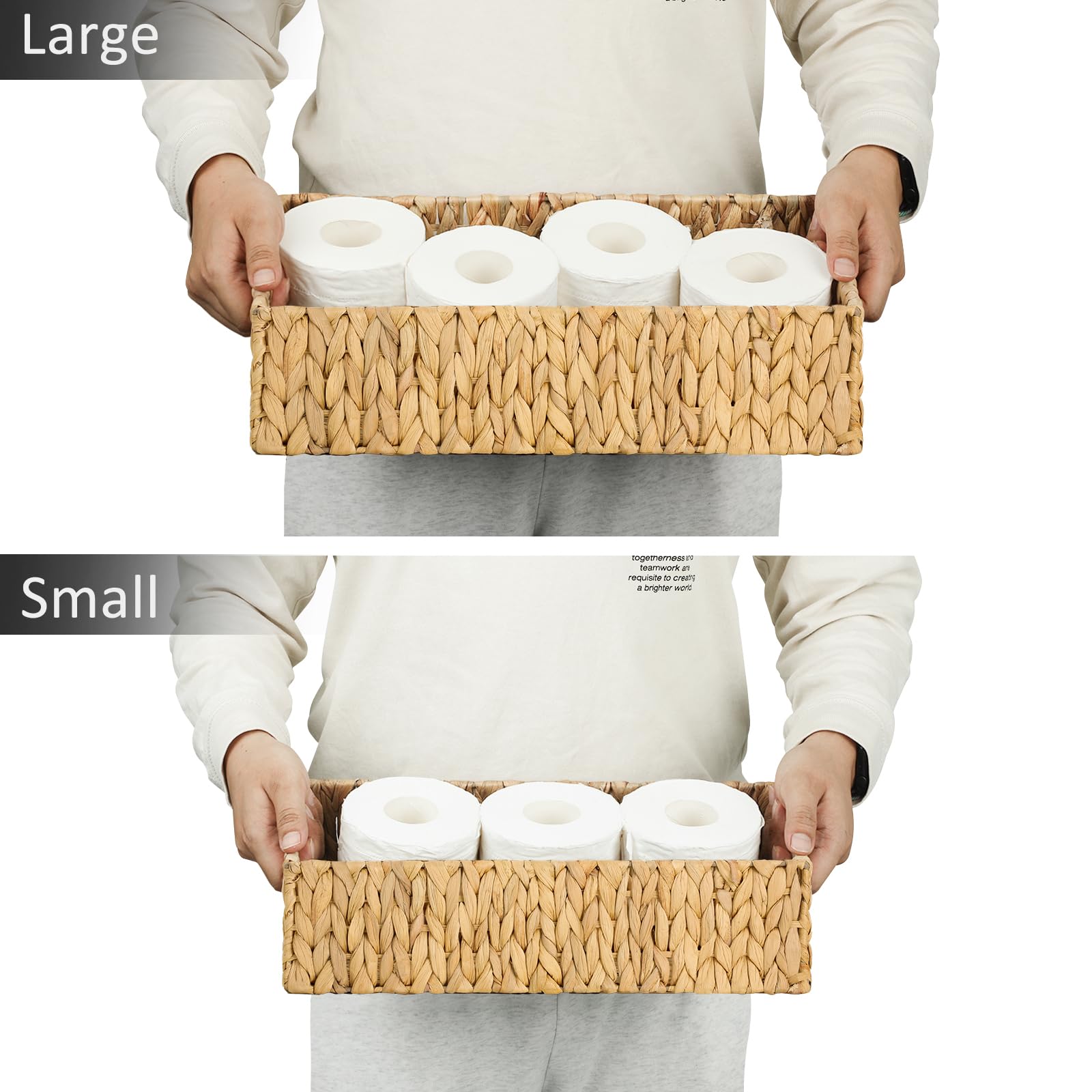 Graciadeco panier posé sur réservoir illustrant gain de place