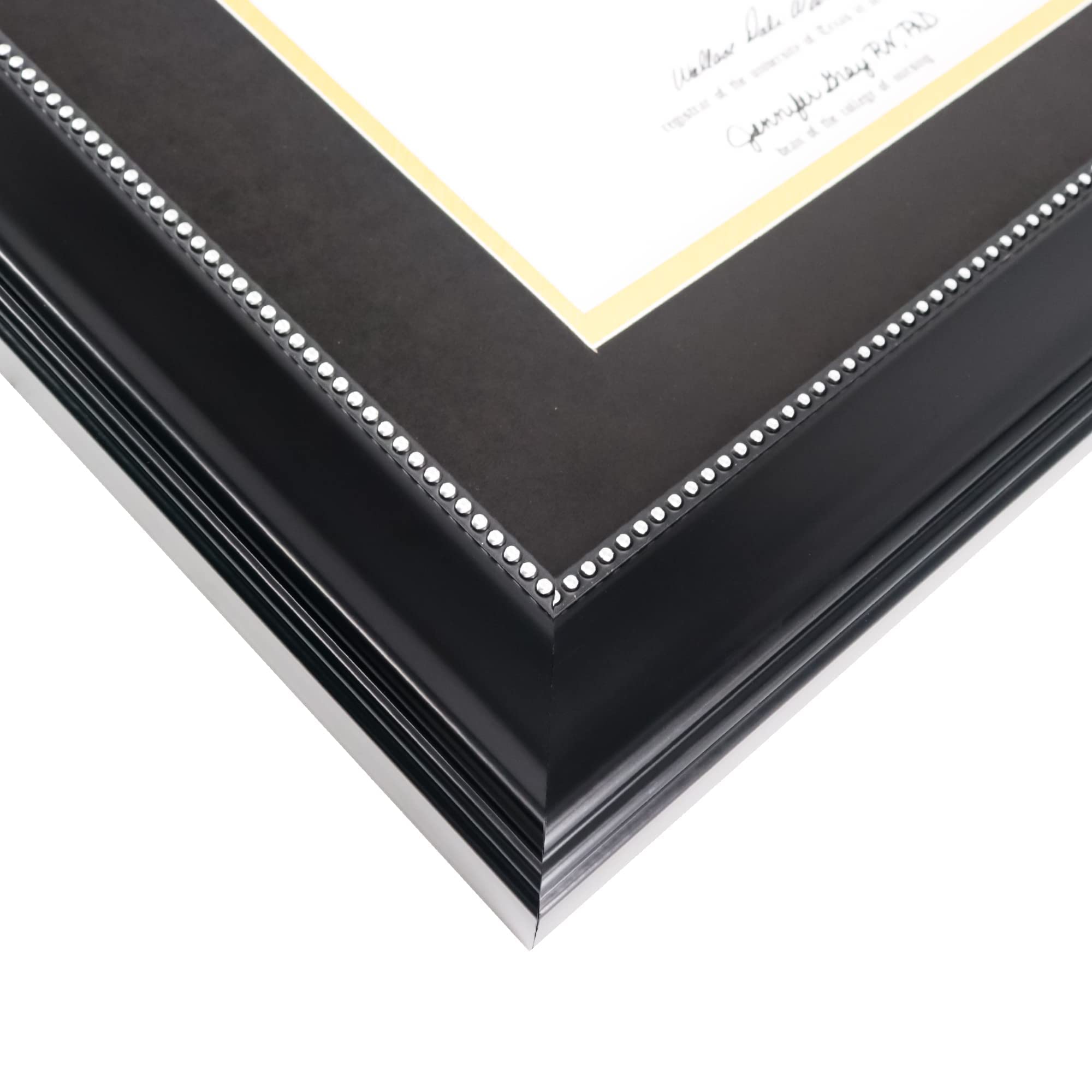 GraduationMall comparaison d'échelle montrant dimensions 12" x 15" pour référence