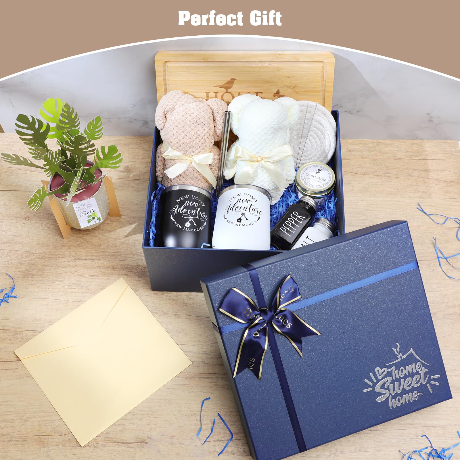Grajar boîte cadeau avec rafia, finition élégante pour une remise soignée