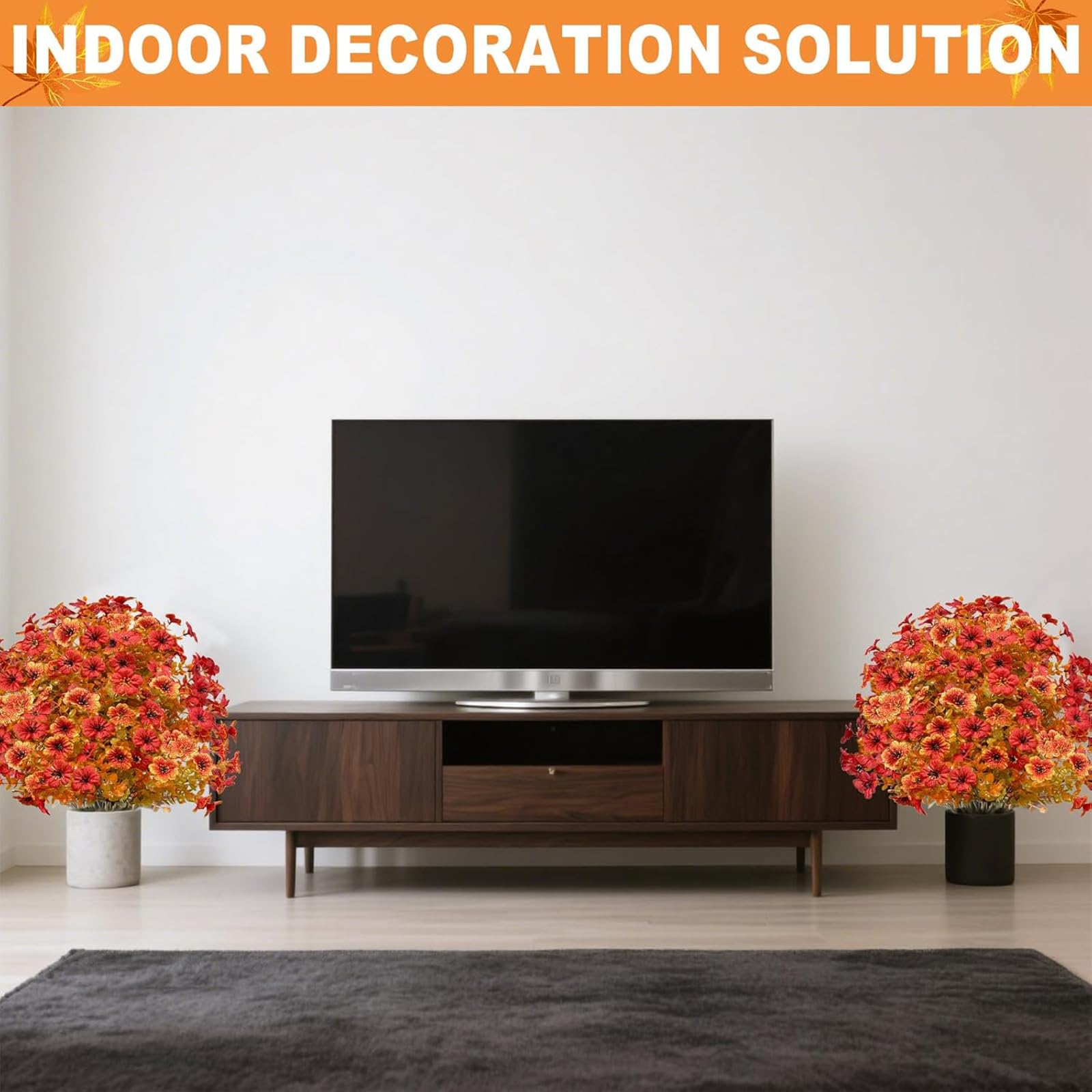 Grandeal mise en scène automne vitrine décoration saisonnière