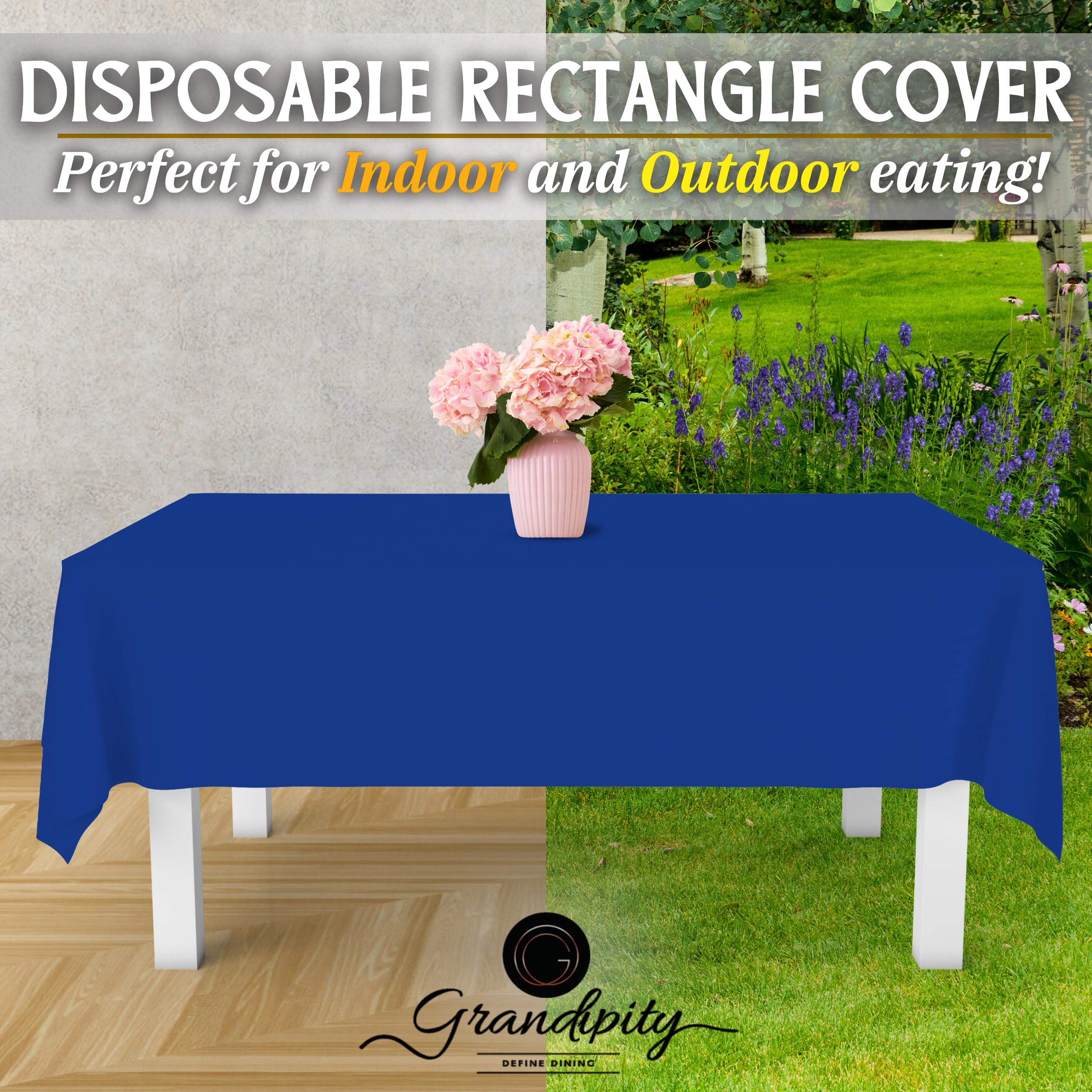 Grandipity bord de nappe détaillé illustrant résistance à la déchirure