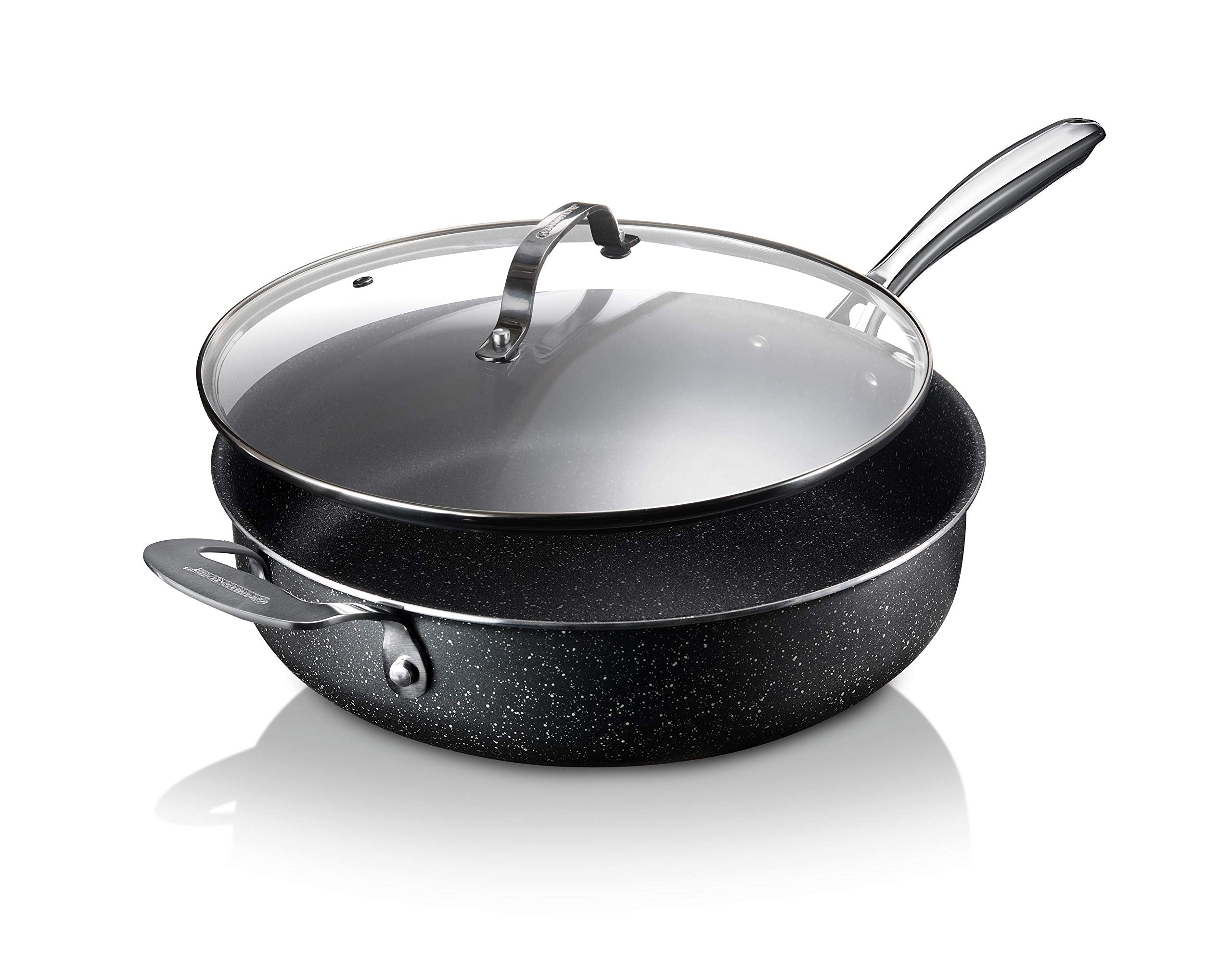 Granitestone vue avant de la sauteuse, capacité généreuse pour familles