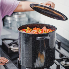 Granite Ware couvercle dôme avec bosses pour arrosage naturel et cuisson moelleuse
