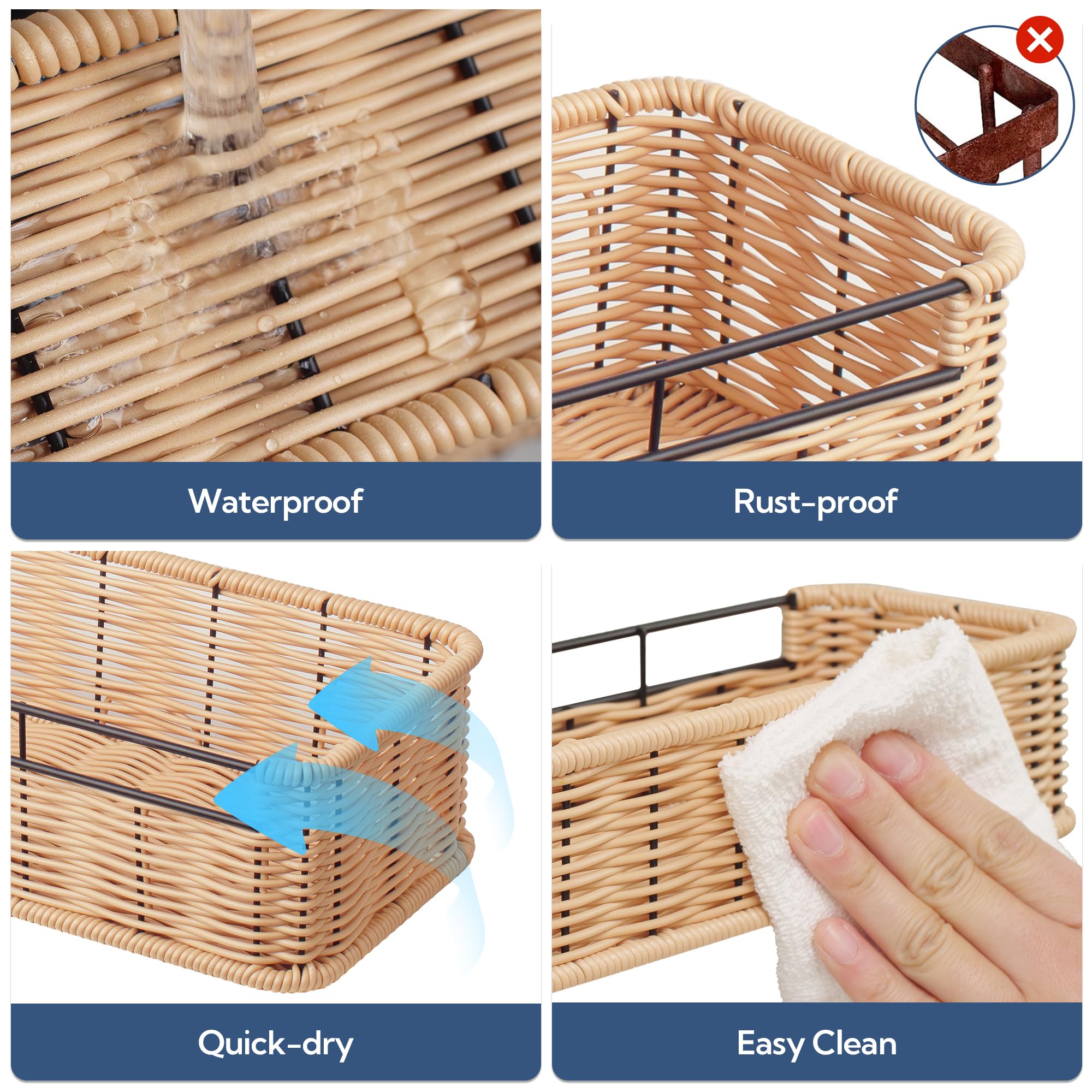 GRANNY SAYS crochets tenant rasoirs et gants pour gain de place