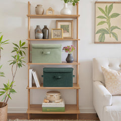 GRANNY SAYS détail tissu lin synthétique durable pour rangement élégant