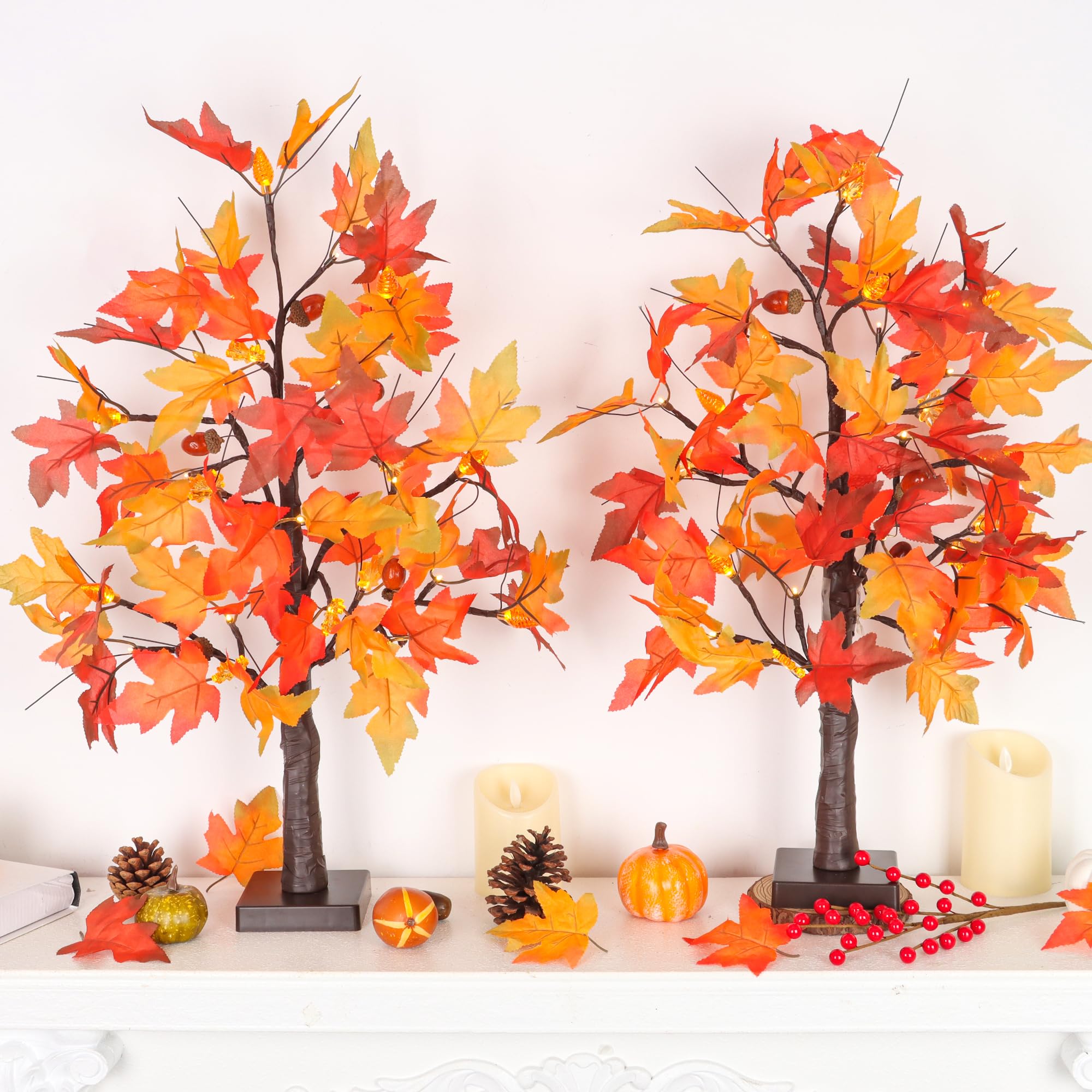 Grastfu gros plan feuilles d'érable, aspect réaliste décoratif