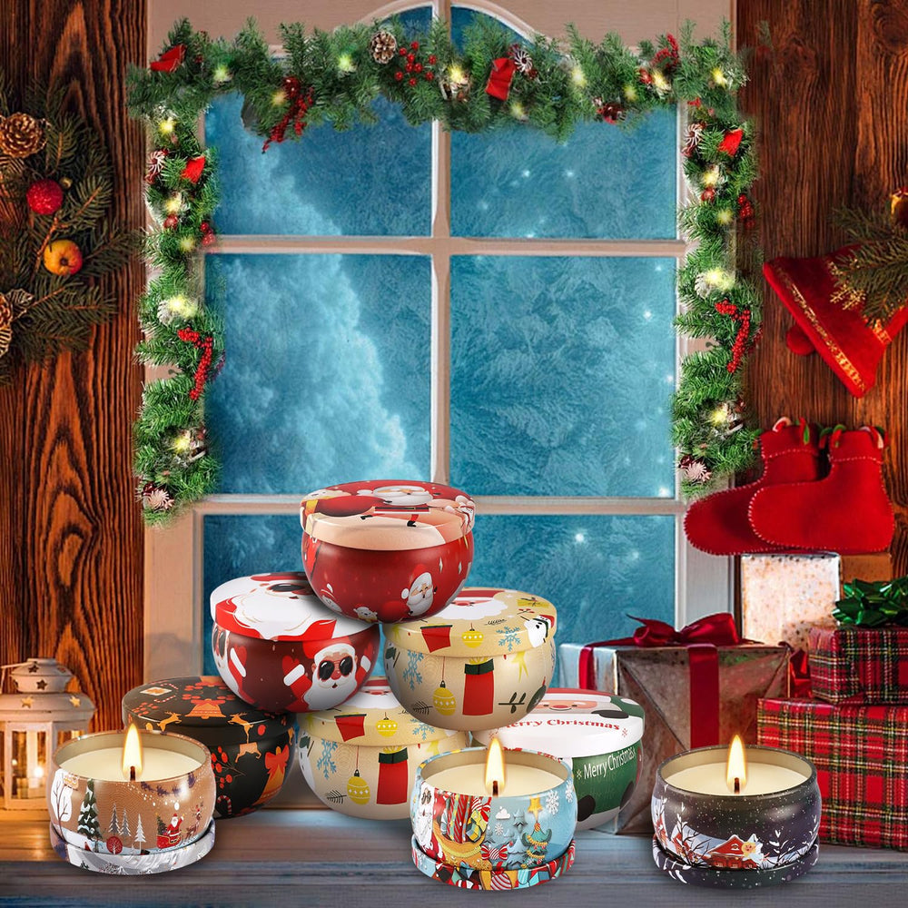 Grcdoyvl décor de table de Noël avec plusieurs bougies