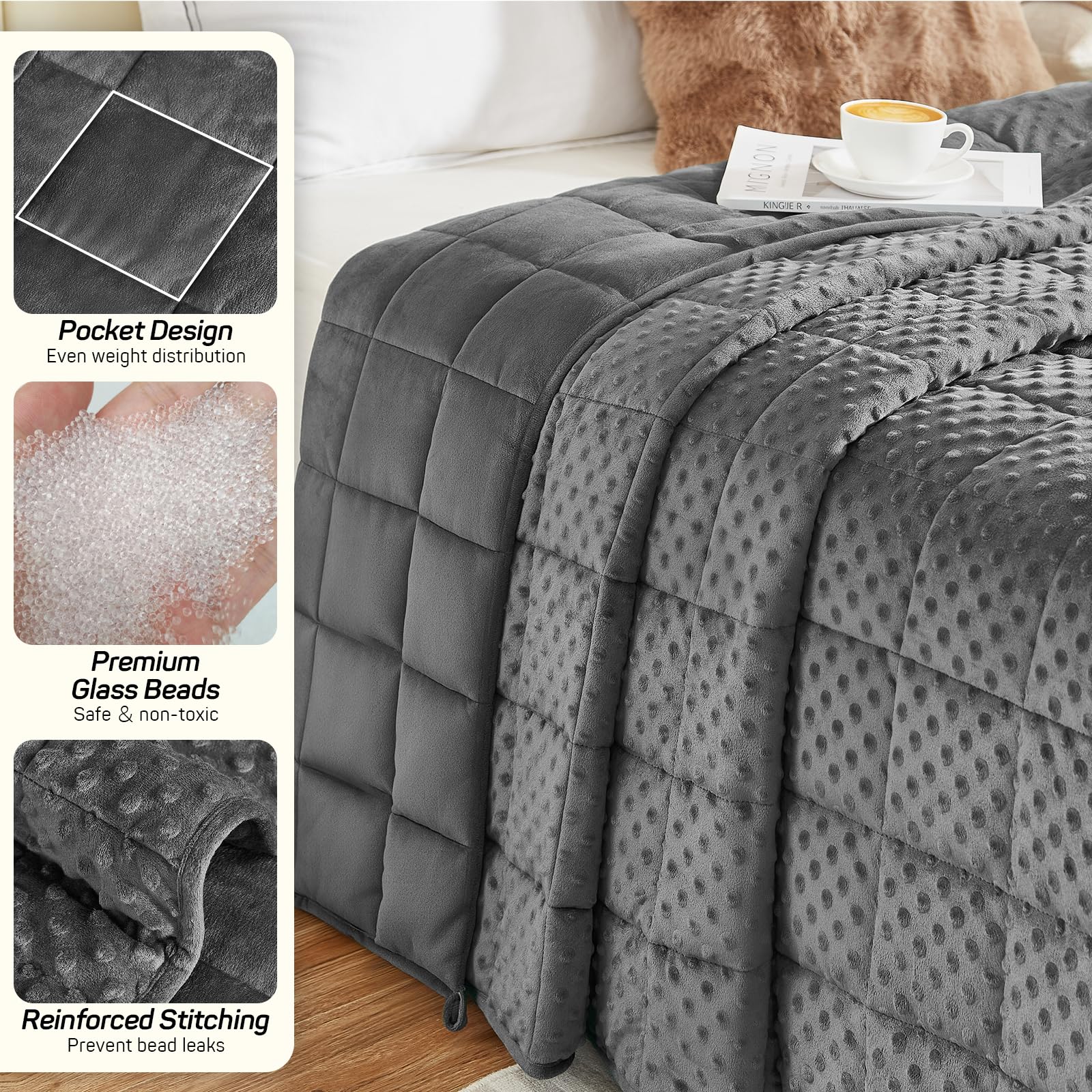 great daxing couverture pliée, rangement compact et praticité pour la maison