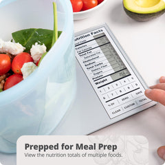 Greater Goods affichage nutritionnel proche indiquant glucides et calories