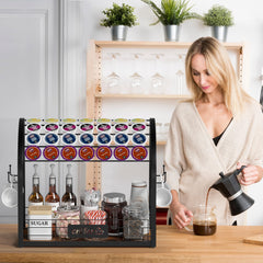 Présentoir Greatseas rempli de dosettes K-Cup pour sélection rapide
