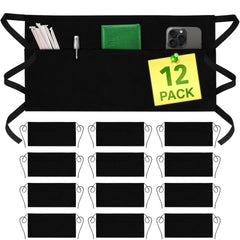 GREEN LIFESTYLE tablier face avant noir, look professionnel et pratique