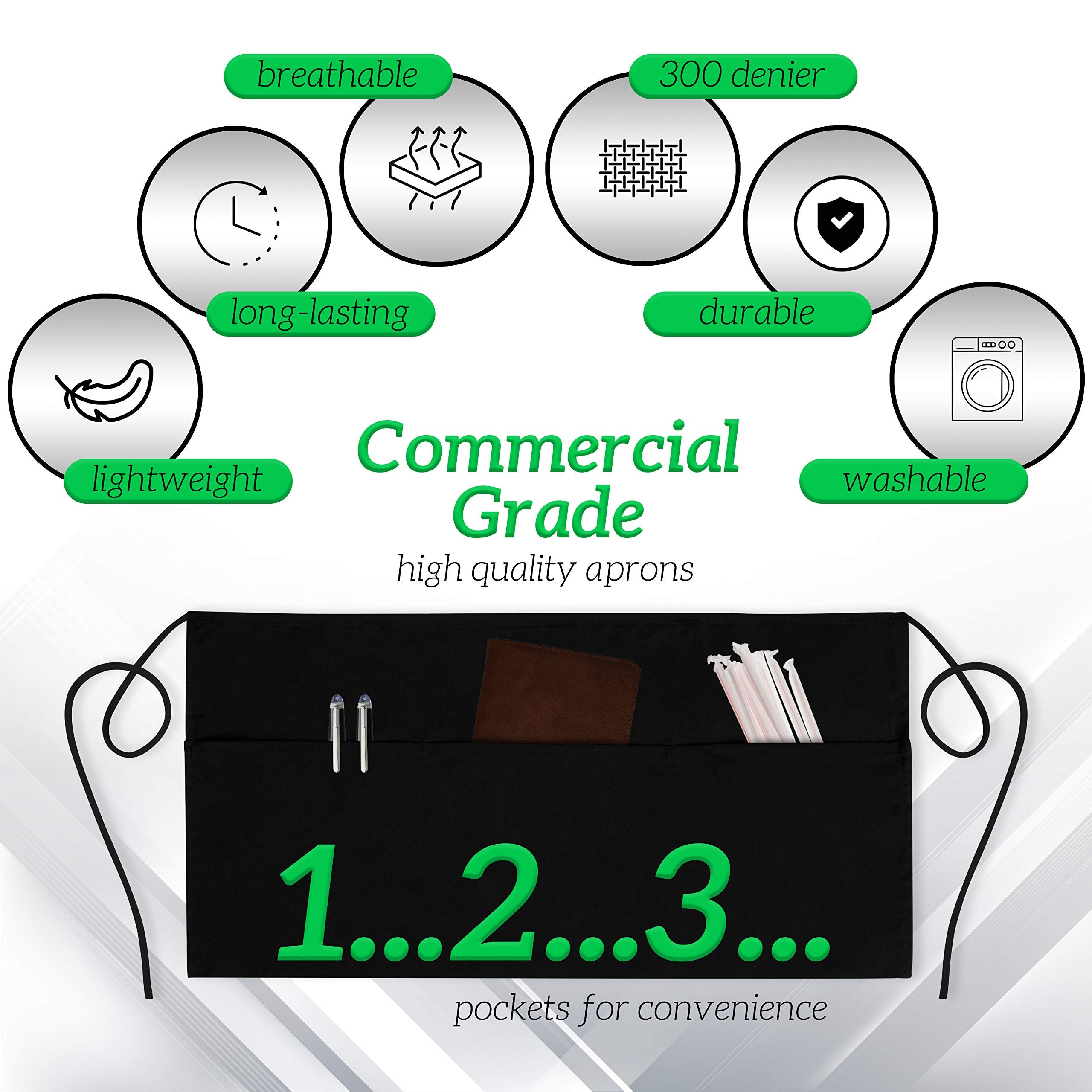 GREEN LIFESTYLE gros plan sur les trois poches, accès rapide aux outils