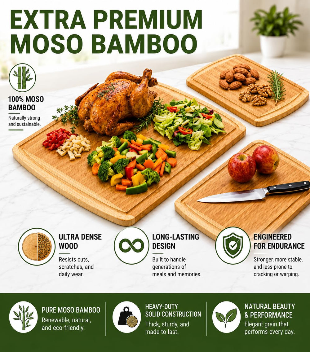 Greener Chef planche en usage avec légumes, aide à préparation rapide