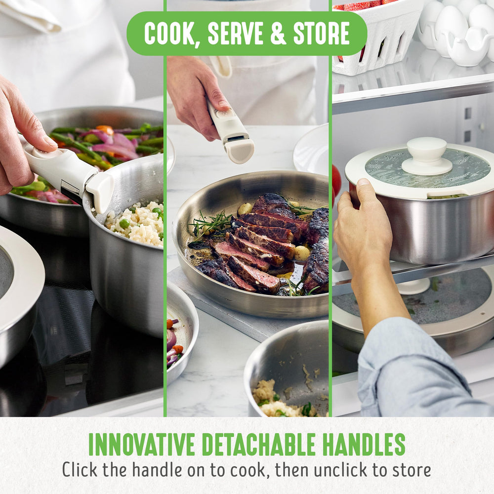 GreenLife fond compatible induction offrant chauffe homogène
