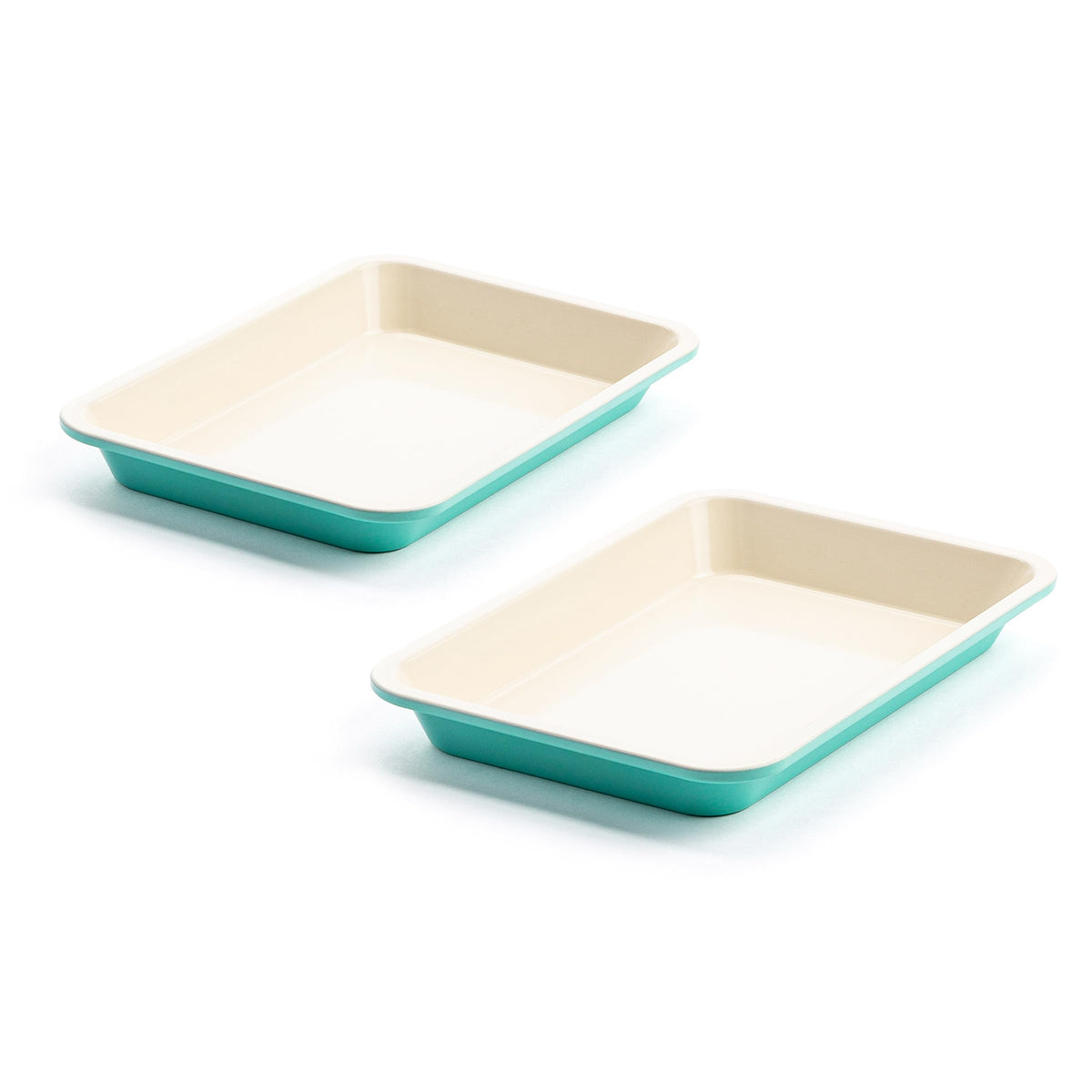 GreenLife plaque face turquoise montrant la finition et l'esthétique colorée pour égayer la cuisine