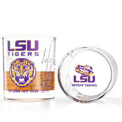 Greenline Goods verre face avant avec logo LSU, montre fierté universitaire