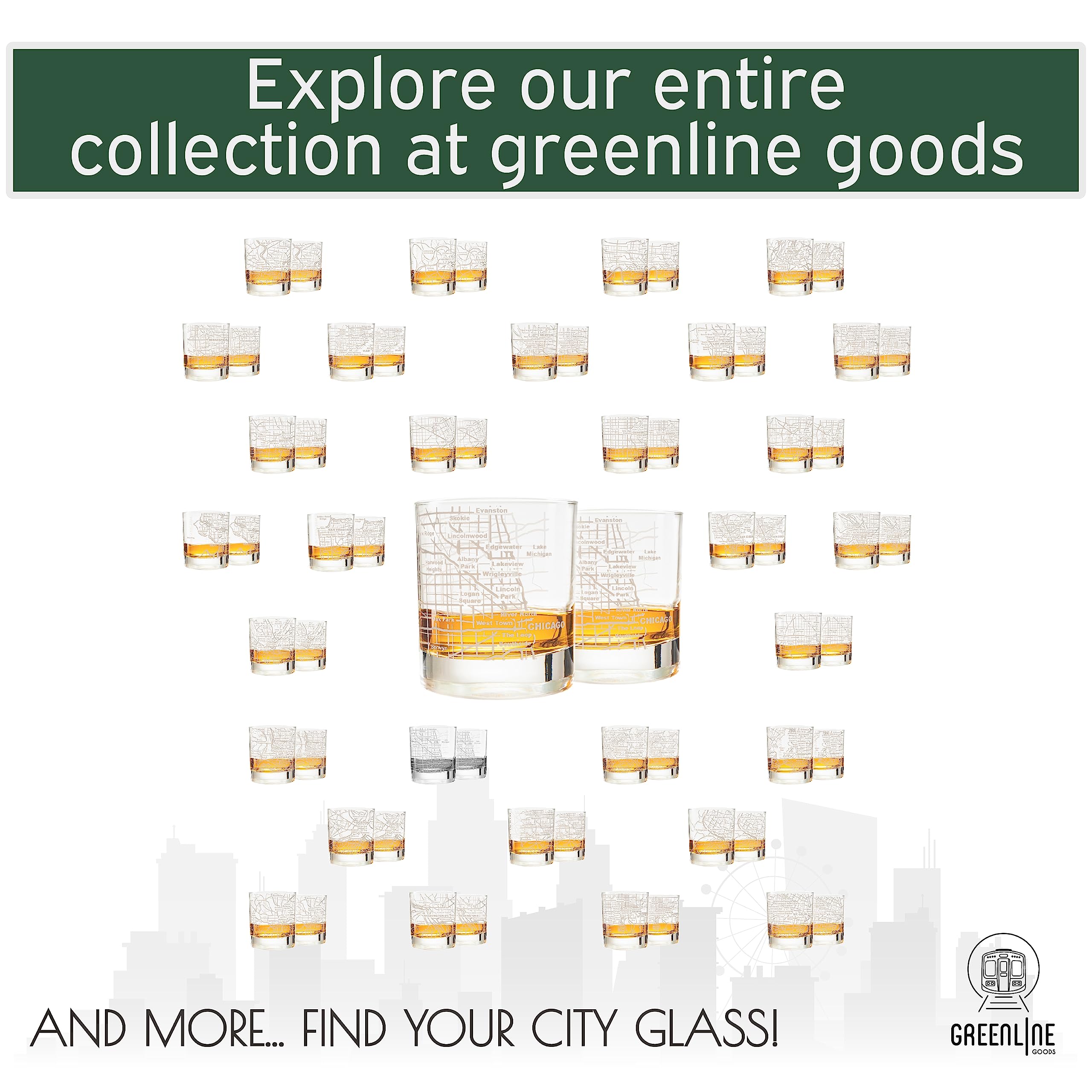 Greenline Goods verre servit en old fashioned, présentation soignée et pratique