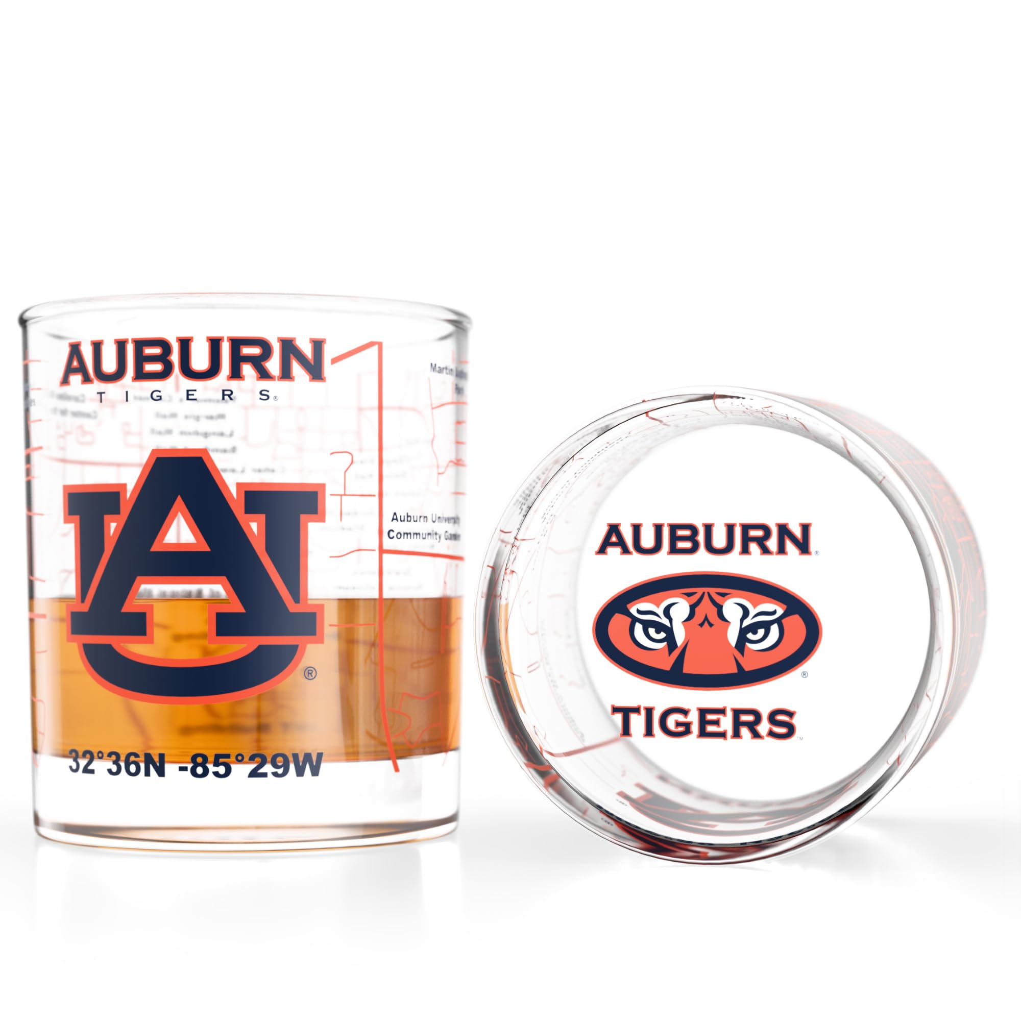 Greenline Goods verre Auburn devant avec logo clair, parfait pour collectionner