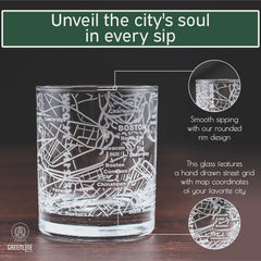 Greenline Goods tumbler utilisé pour un old fashioned, tenue et stabilité