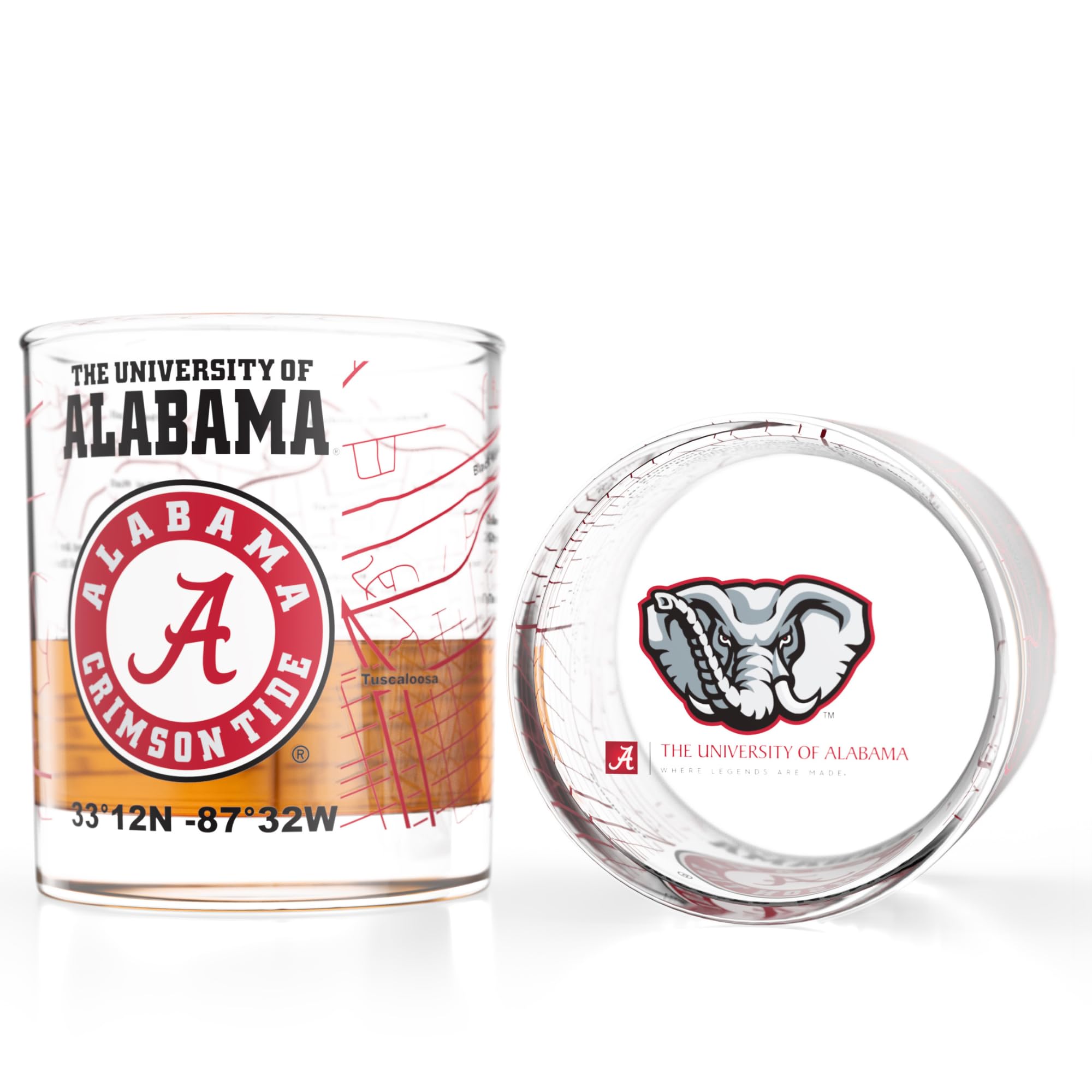 Greenline Goods verre face avec logo officiel pour fierté d'alumni