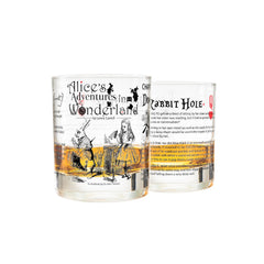 Greenline Goods verre à whisky face avec scènes littéraires, esthétique élégante