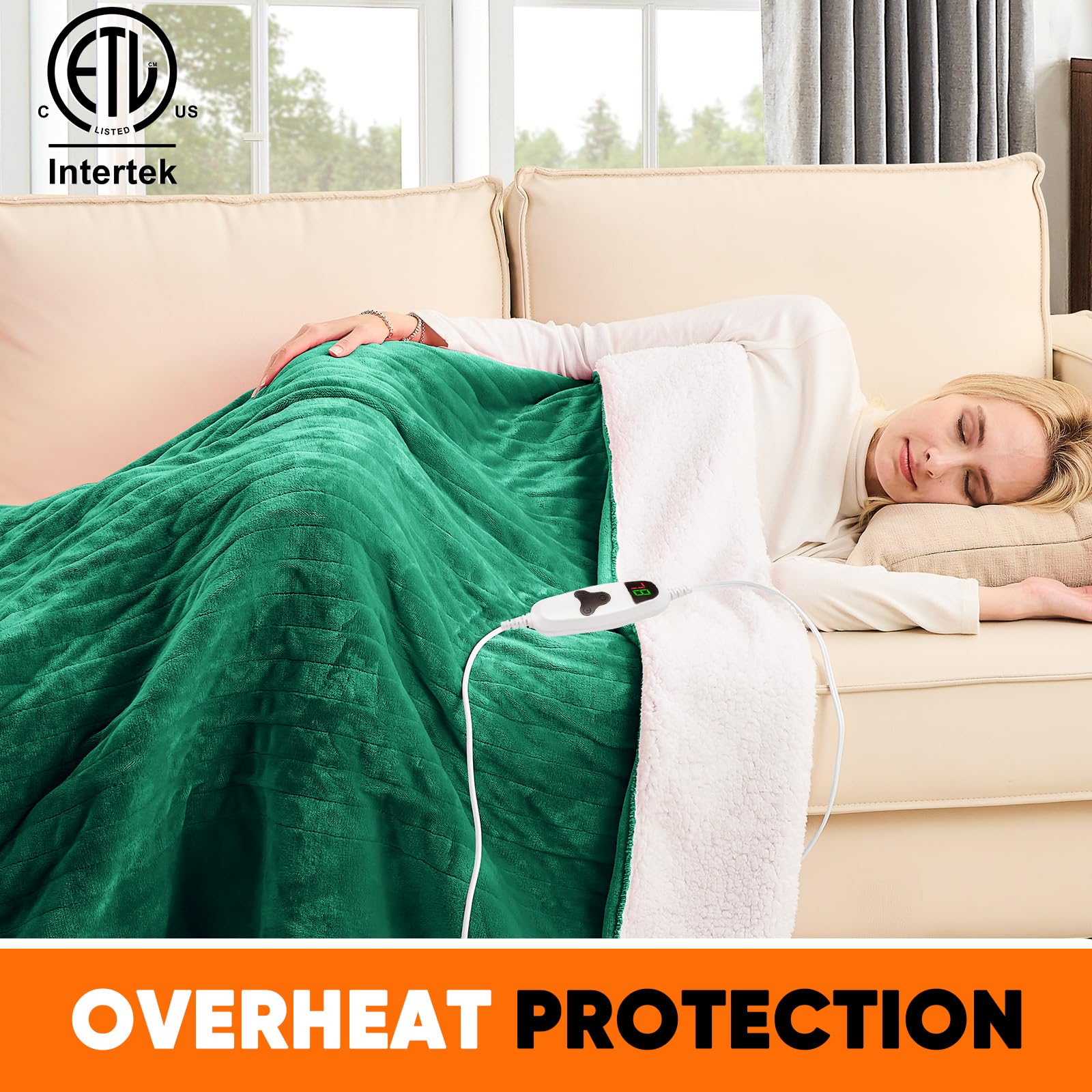 greenoak gros plan sherpa montrant texture chaude et confortable