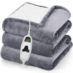 greenoak vue avant du plaid chauffant montrant design et bordures confort