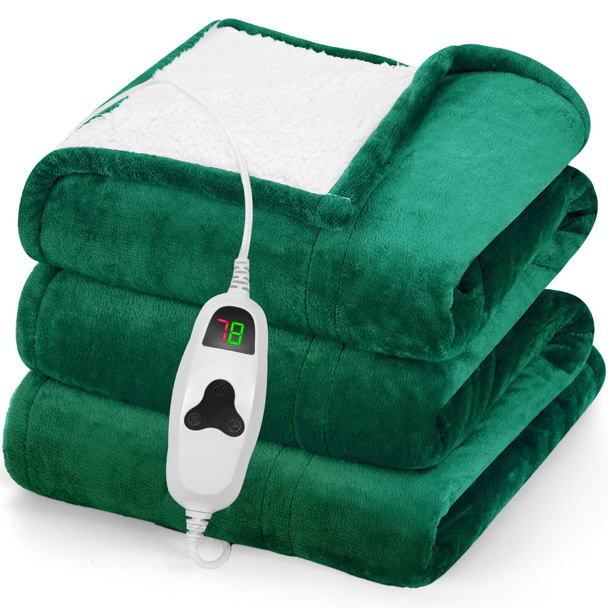greenoak couverture face avant émeraude montrant douceur et style