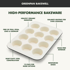 GreenPan bord renforcé en détail garantissant stabilité et résistance au gauchissement