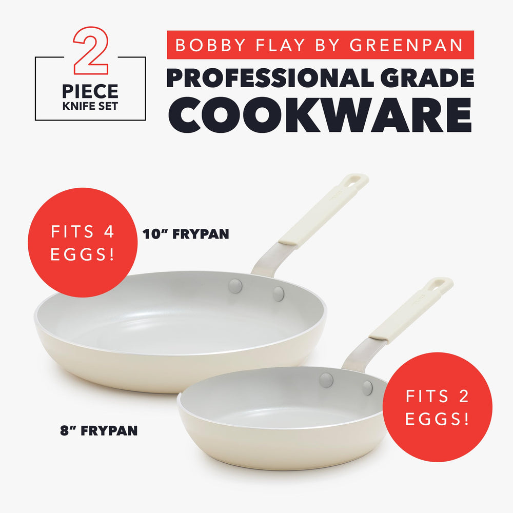 GreenPan x Bobby Flay détail de la poignée avec grip silicone pour prise confortable