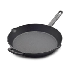 GreenPan x Bobby Flay poêle face montrant design robuste et chaleur uniforme