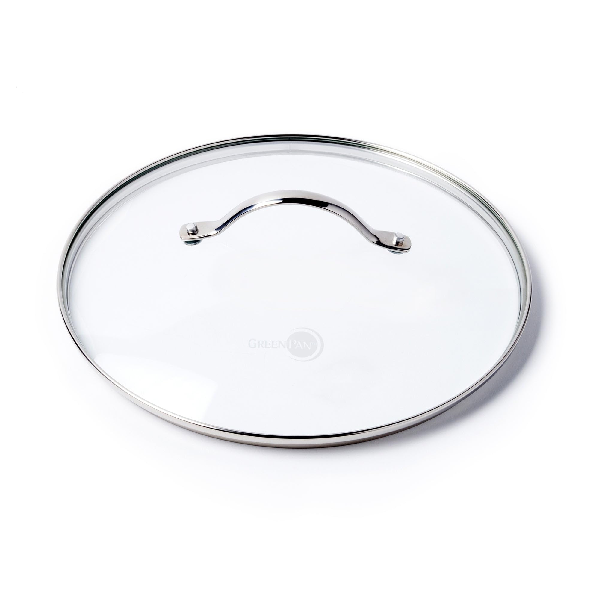 GreenPan couvercle en verre face avant montrant visibilité et contrôle de cuisson