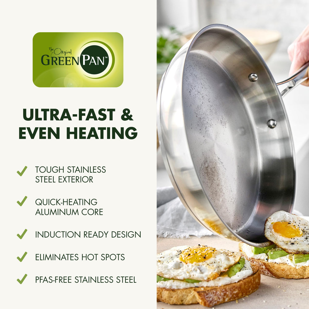 GreenPan marmite 8QT gros plan utile pour grandes préparations