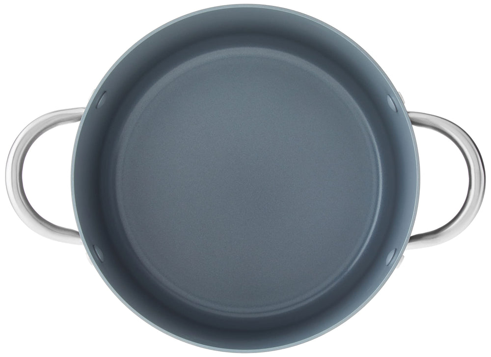 GreenPan faitout Lima en usage pour bouillon de fruits de mer, cuisson homogène