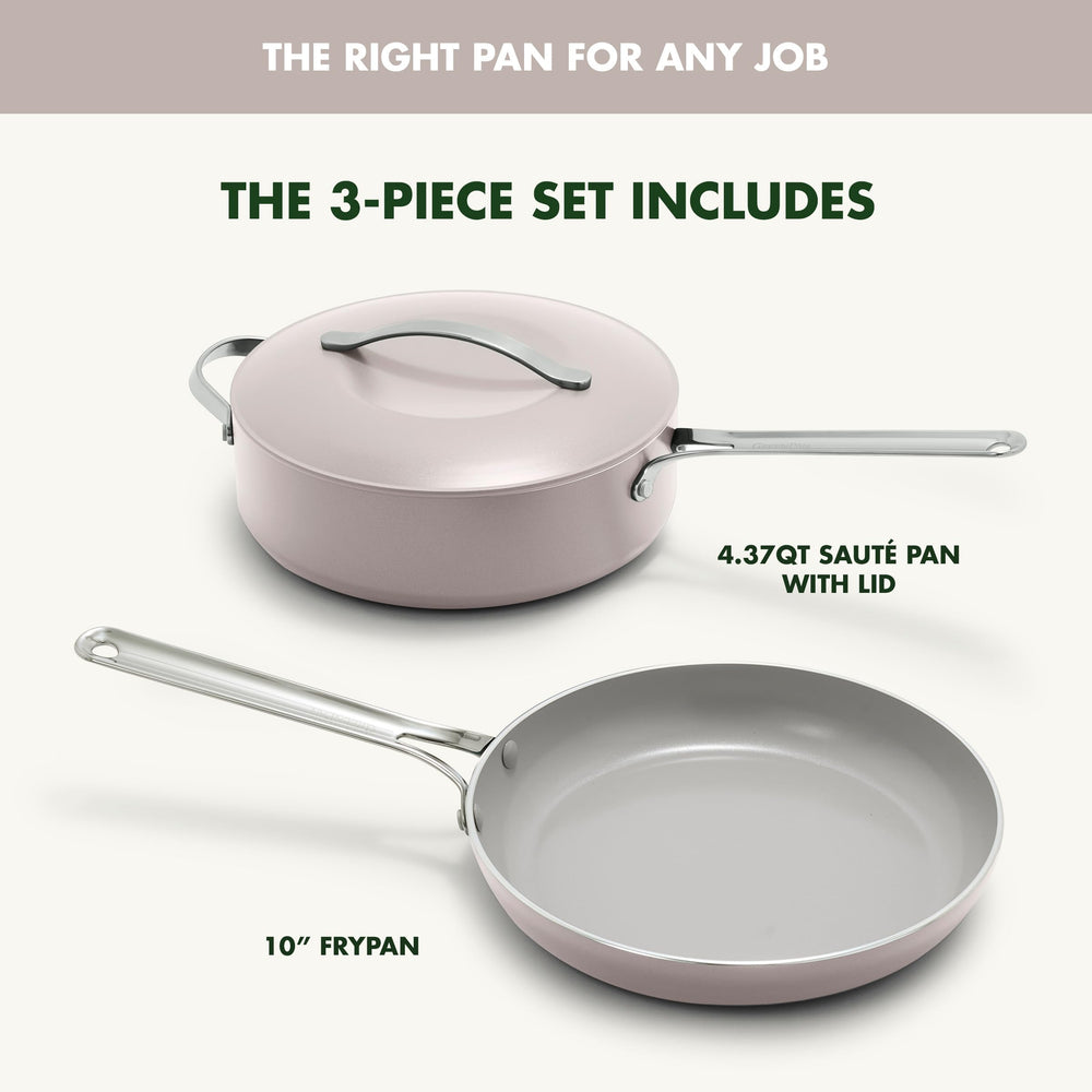 GreenPan poignée rivetée en acier inoxydable offrant prise sûre et confort