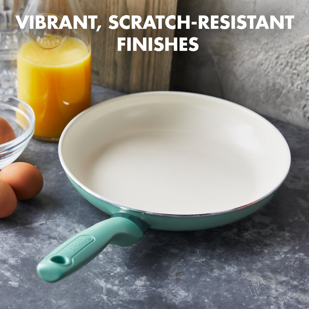 GreenPan mise en scène lifestyle cuisine colorée inspirant utilisation quotidienne