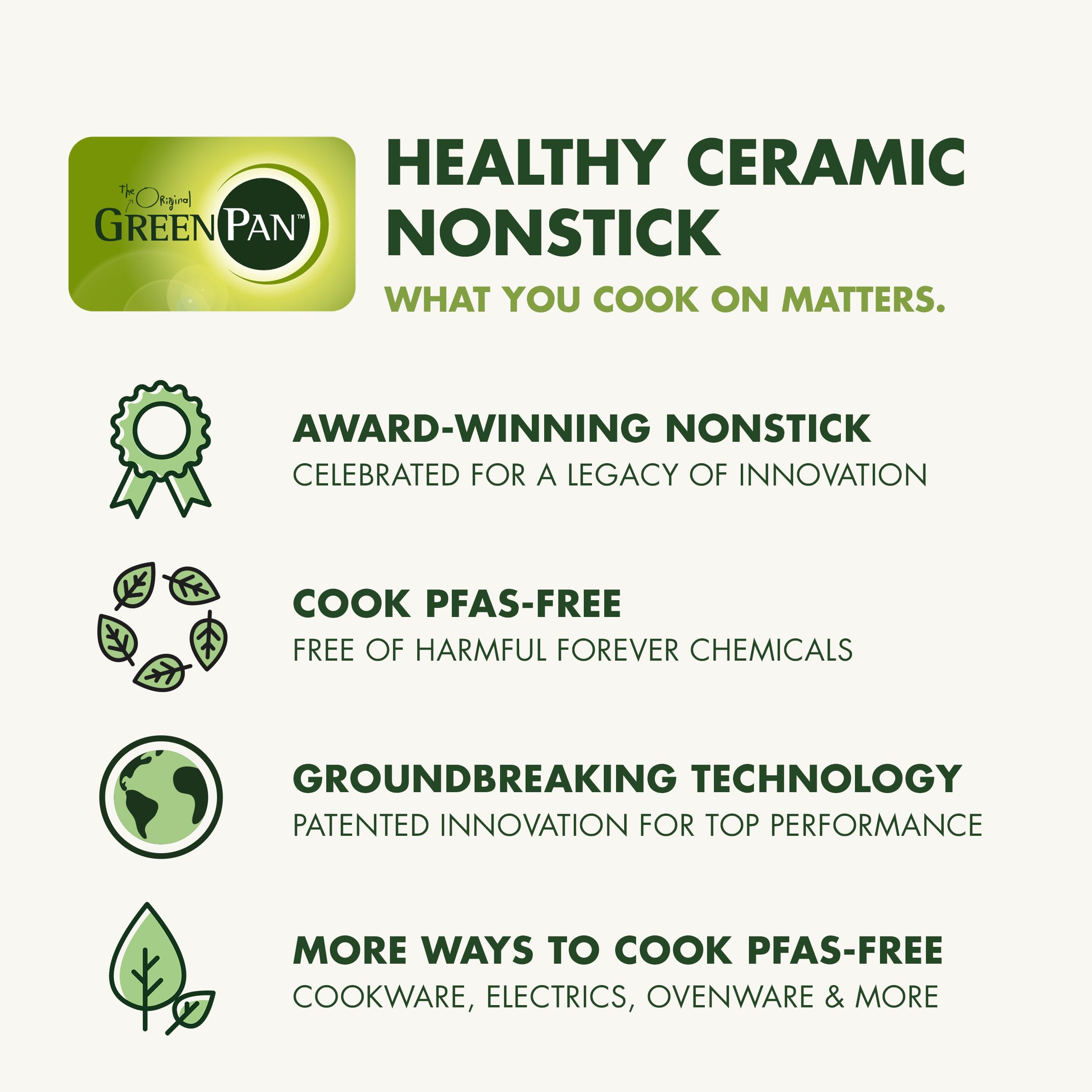 GreenPan Swift dans une cuisine moderne illustrant polyvalence et design robuste
