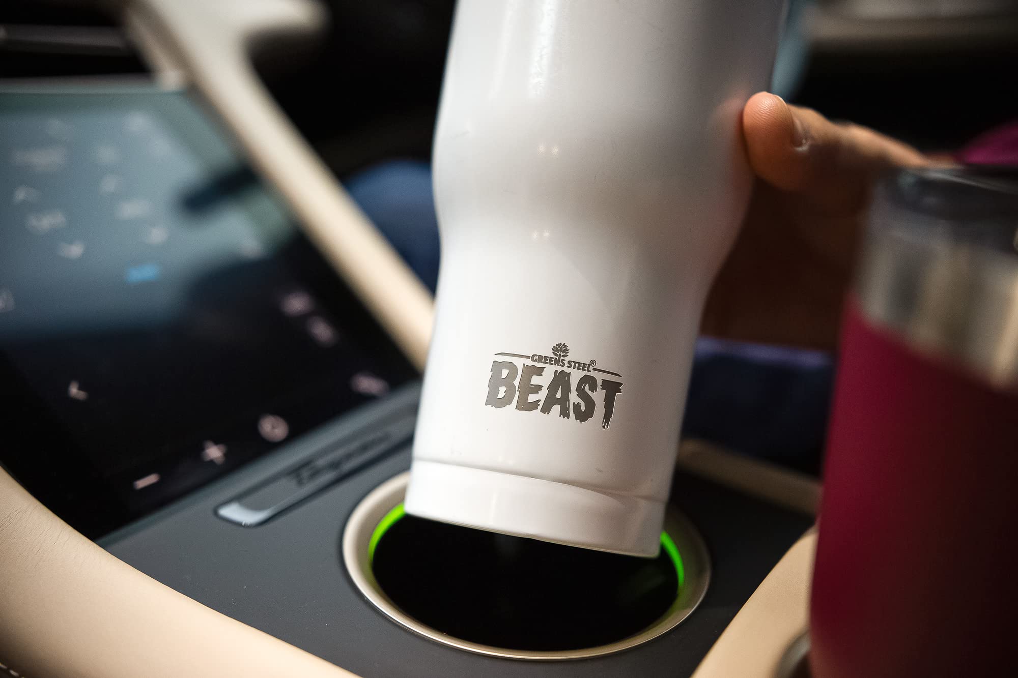 Greens Steel BEAST couvercle pop-up facile à ouvrir, anti-éclaboussures