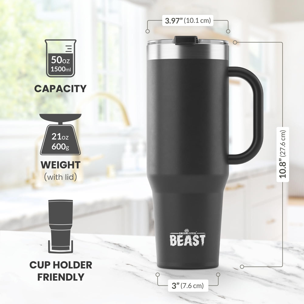 Greens Steel comparé à une bouteille pour visualiser l'échelle pratique