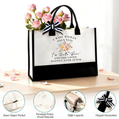 GREOZORT grand sac en toile présenté pour courses et sorties pratiques et stylées