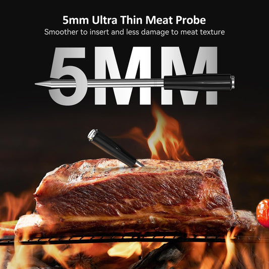 GrillBliss sondes double gros plan montrant précision et robustesse