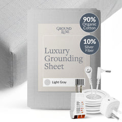 GroundLuxe drap‑housse King face montrant ajustement et finition
