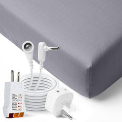 GroundLuxe texture gros plan de la fibre d'argent pour confort conducteur
