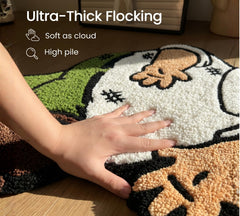 GROVETA tapis posé en chambre ajoutant touche décorative amusante