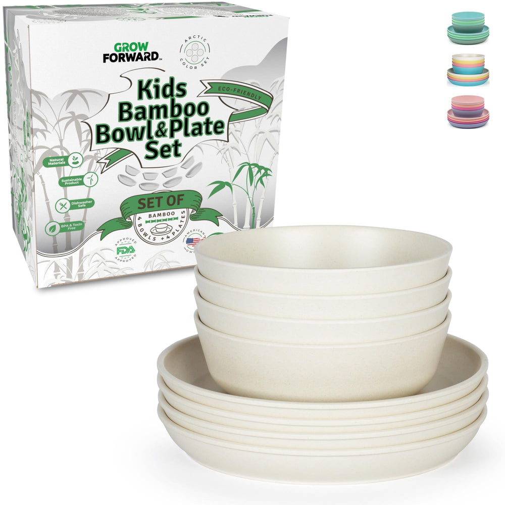 Grow Forward assiette Arctic vue de face, design sûr pour apprentissage