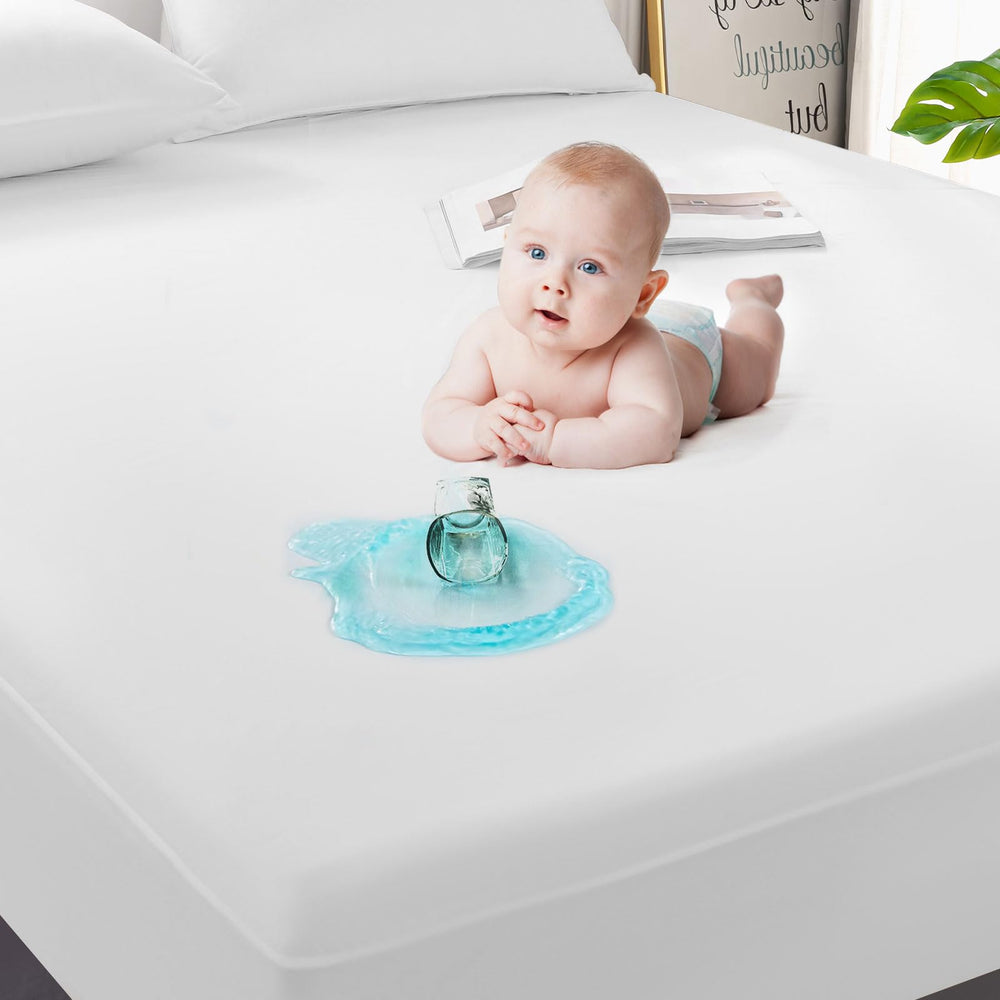 GRT housse matelas face avant montrant protection imperméable et design confortable