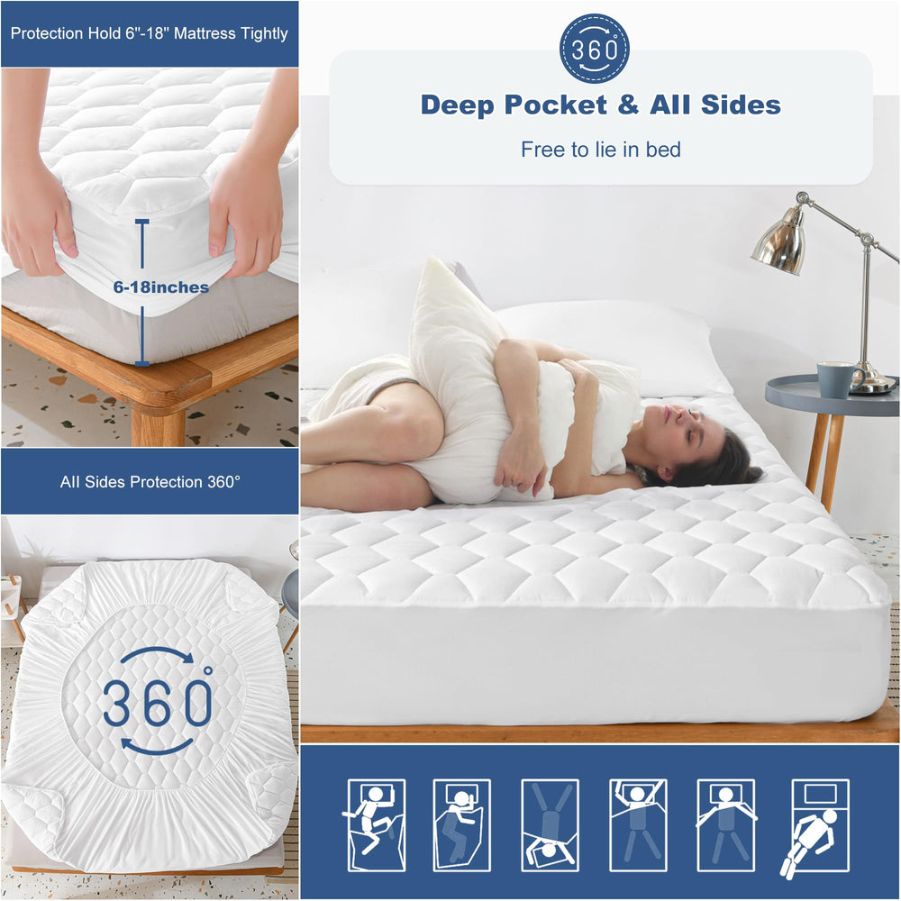GRT comparaison de taille twin illustrant l'ajustement et la couverture complète