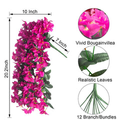 Grunyia gros plan sur fleurs en soie fuchsia, apparence très réaliste