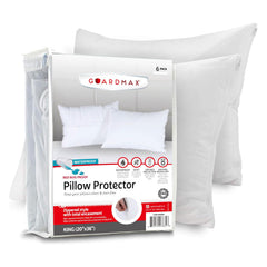 Guardmax housse oreiller face avant montrant finition zippée et confort