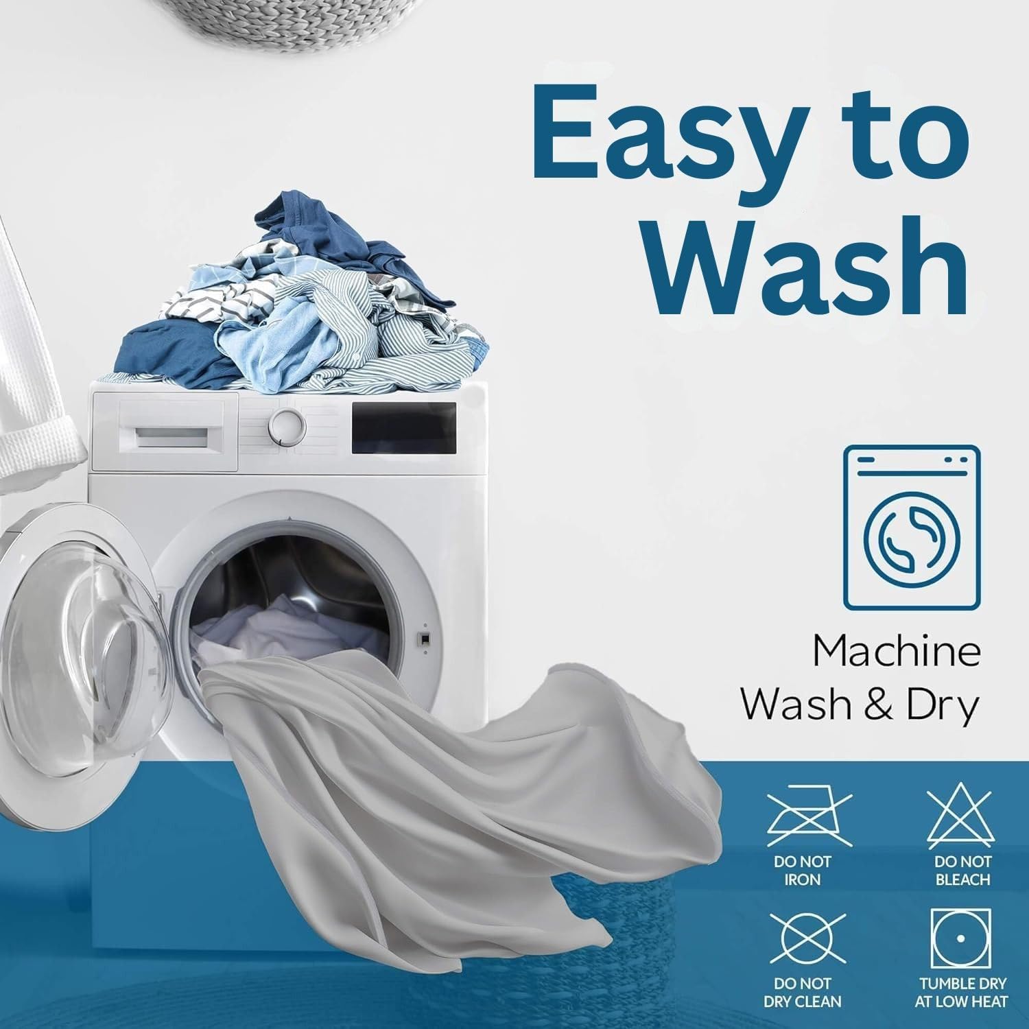 Guardmax housse dans machine à laver démontrant lavabilité